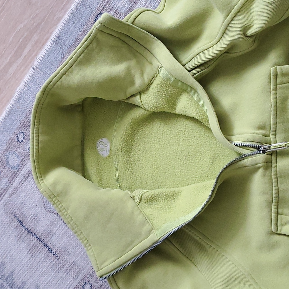 Lululemon Scuba Oversized Half-Zip Sweatshirt Wasabi SzXS/S - Picture 7 of 10